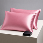 2 Pack - Pink 30 Momme - Silk Pillowcases for Hair – 100% Pure Mulberry Silk