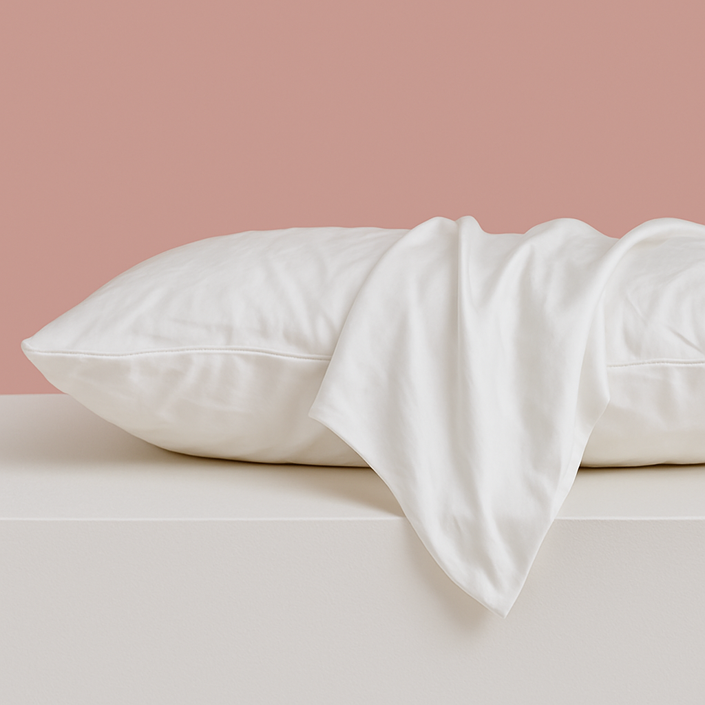Lunissy Silk Pillowcase - White