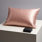 Silk Pillowcases for Hair – 100% Pure Mulberry Silk Pillowcase , Set Of 2 (Cherry Pink, 22 Momme) – Anti-Frizz, Anti-Wrinkle, Hypoallergenic