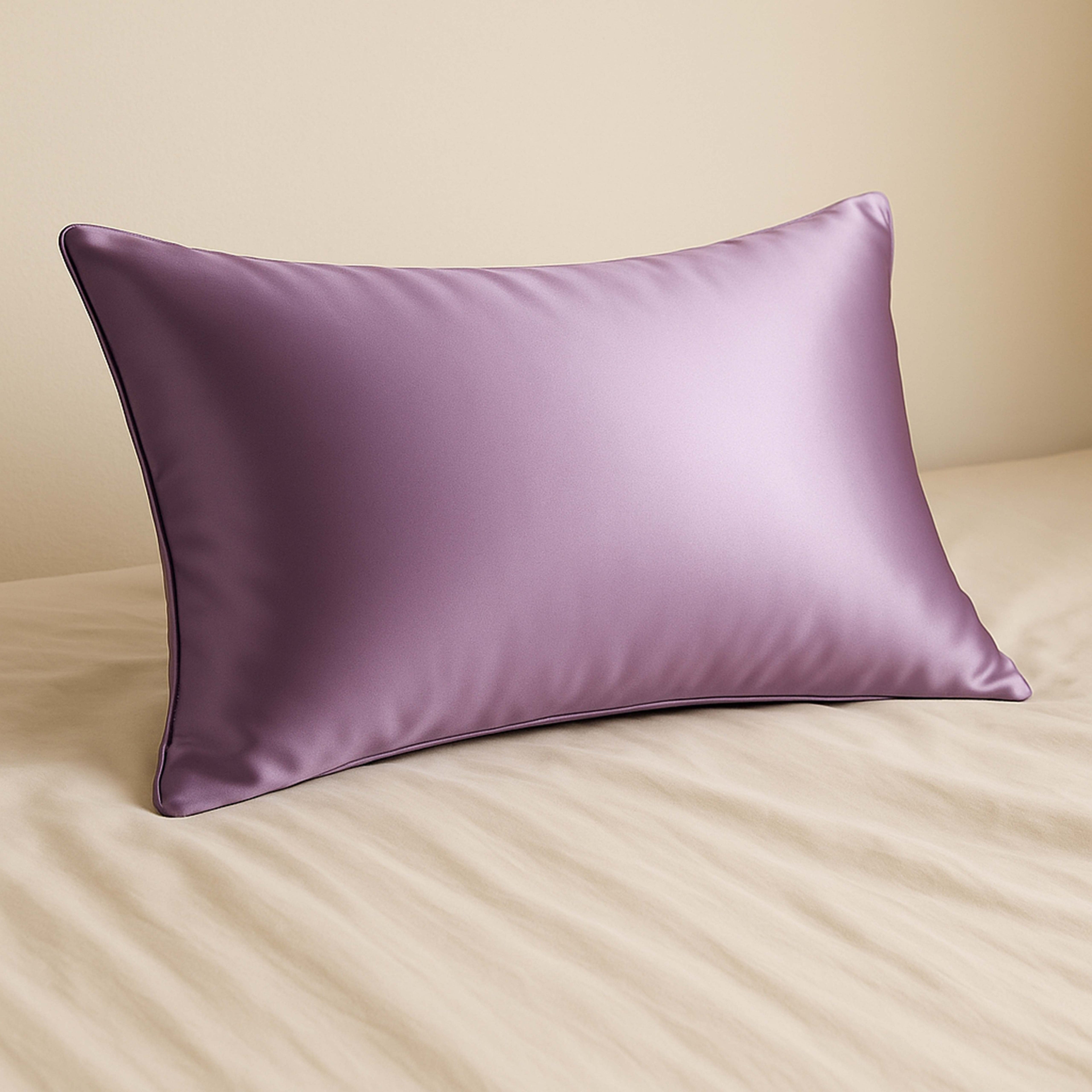 Silk Pillowcases for Hair – 100% Pure Mulberry Silk Pillowcase (Lavender, 30 Momme) – Anti-Frizz, Anti-Wrinkle, Hypoallergenic