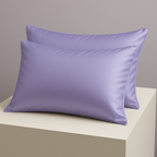 Silk Pillowcases for Hair – 100% Pure Mulberry Silk Pillowcase , Set Of 2 (Lavender, 22 Momme) – Anti-Frizz, Anti-Wrinkle, Hypoallergenic