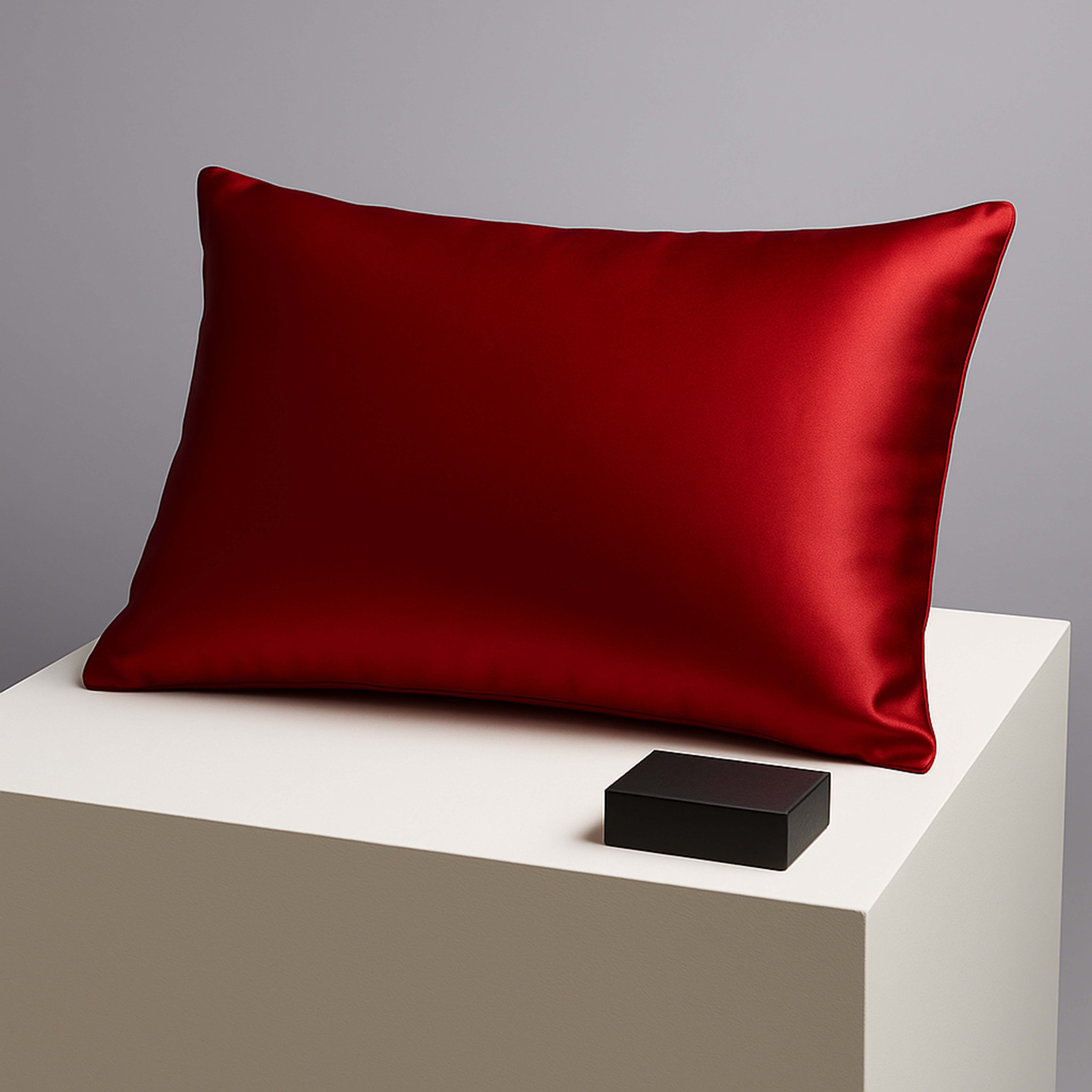 Silk Pillowcases for Hair – 100% Pure Mulberry Silk Pillowcase (Naughty Red, 30 Momme) – Anti-Frizz, Anti-Wrinkle, Hypoallergenic