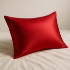 Silk Pillowcases for Hair – 100% Pure Mulberry Silk Pillowcase (Naughty Red, 30 Momme) – Anti-Frizz, Anti-Wrinkle, Hypoallergenic