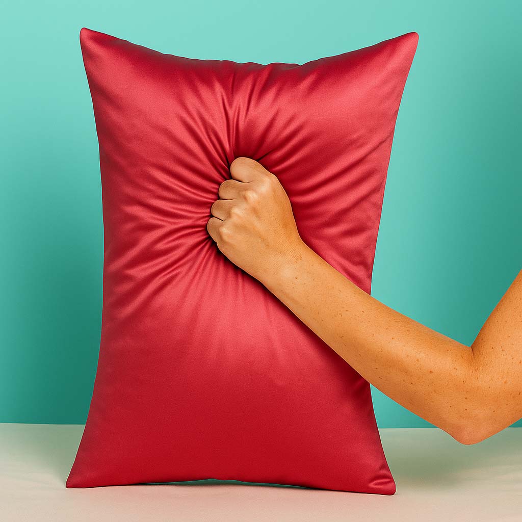 Lunissy Silk Pillowcase - Princess Red