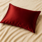 Silk Pillowcases for Hair – 100% Pure Mulberry Silk Pillowcase (Princess Red, 30 Momme) – Anti-Frizz, Anti-Wrinkle, Hypoallergenic