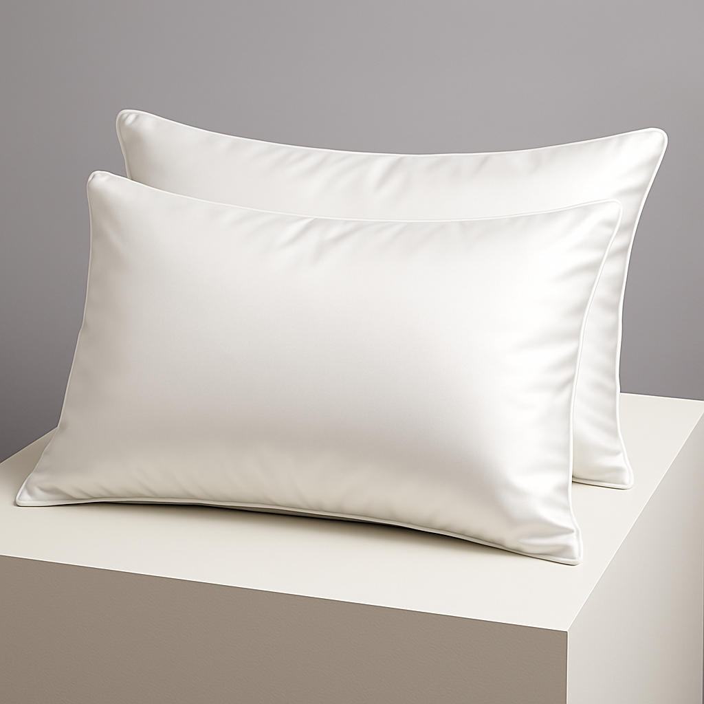 Silk Pillowcases for Hair – 100% Pure Mulberry Silk Pillowcase , Set Of 2 (White, 22 Momme) – Anti-Frizz, Anti-Wrinkle, Hypoallergenic