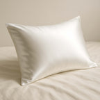Silk Piilk Pillowcase (White, 30 Momme) – Anti-Frizz, Anti-Wrinkle, Hypoallergenic