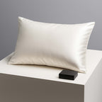 Silk Pillowcases for Hair – 100% Pure Mulberry Silk Pillowcase , Set Of 2 (White, 22 Momme) – Anti-Frizz, Anti-Wrinkle, Hypoallergenic