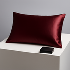 Silk Pillowcases for Hair – 100% Pure Mulberry Silk Pillowcase (Princess Red, 30 Momme) – Anti-Frizz, Anti-Wrinkle, Hypoallergenic