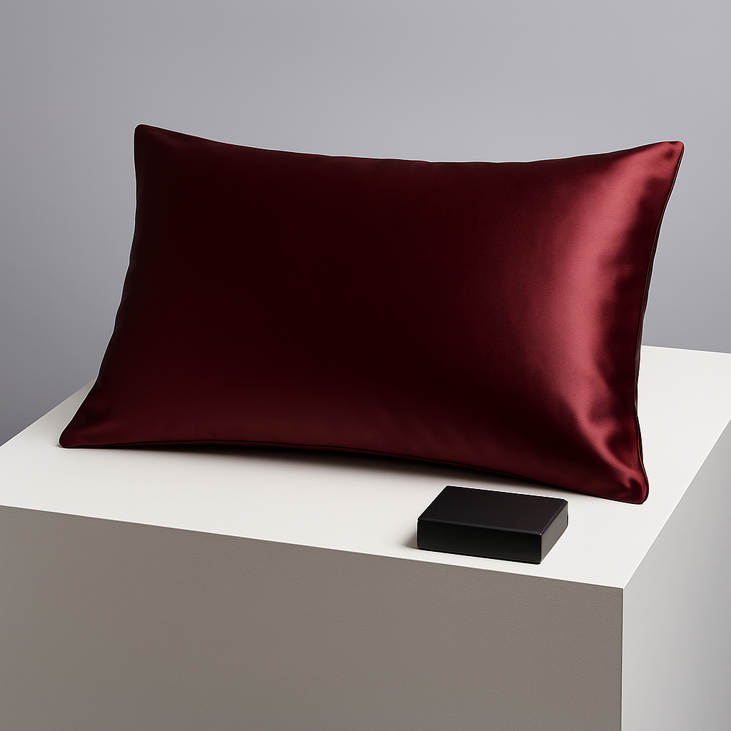 Silk Pillowcases for Hair – 100% Pure Mulberry Silk Pillowcase (Princess Red, 30 Momme) – Anti-Frizz, Anti-Wrinkle, Hypoallergenic